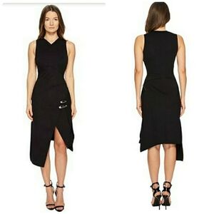 Versus Versace Black Midi Dress